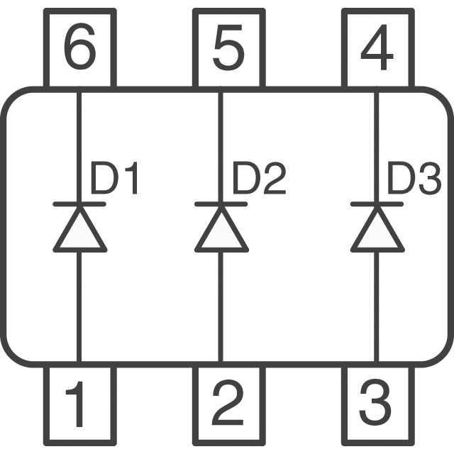 BAS21UE6327HTSA1 Infineon Technologies  Dioden - Gleichrichter - Arrays